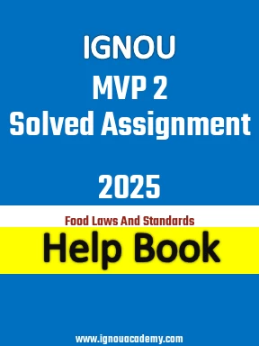 IGNOU MVP 2 Solved Assignment 2025